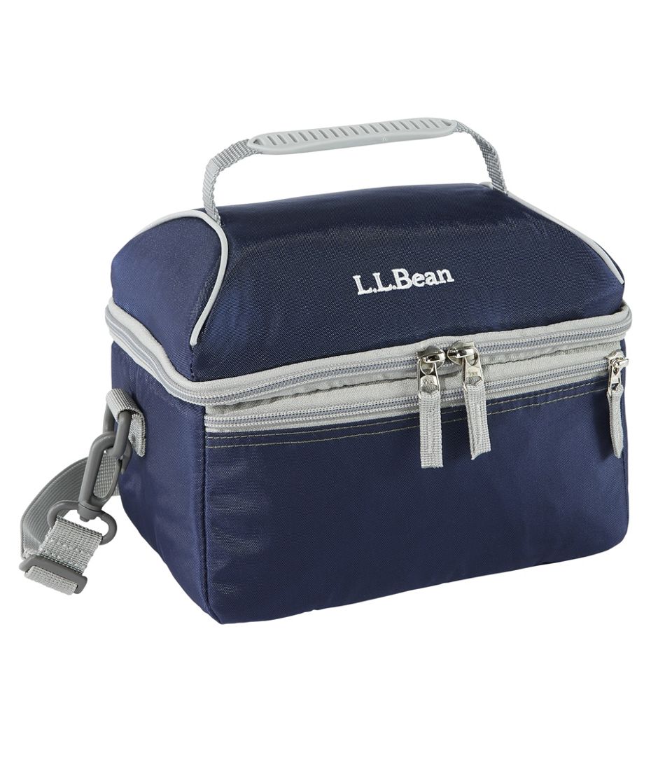 PICNIC TIME - On The Go Lunch Bag - Soft Cooler Lunch Box - Insulated Lunch  Bag, (Navy Blue)
