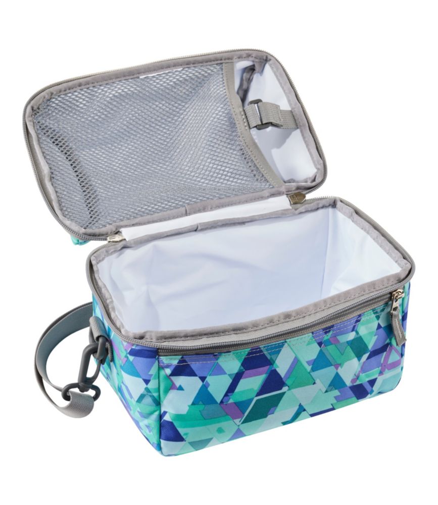 Flip-Top Lunch Box, Print, Periwinkle Sky Chevron, small image number 3