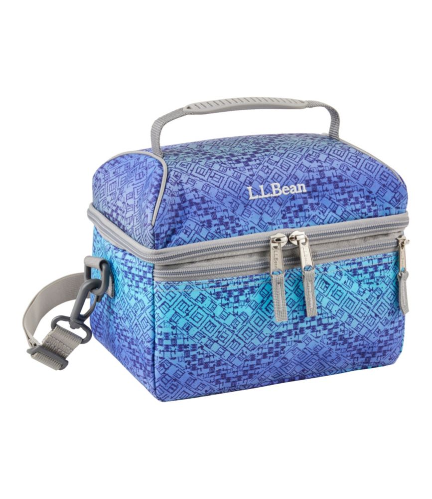 Flip-Top Lunch Box, Print, Periwinkle Sky Chevron, small image number 1