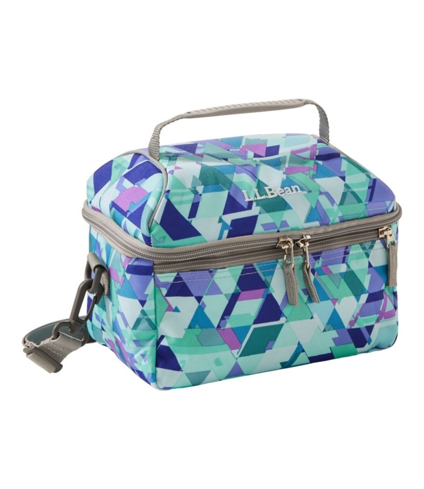 teal lunch tote