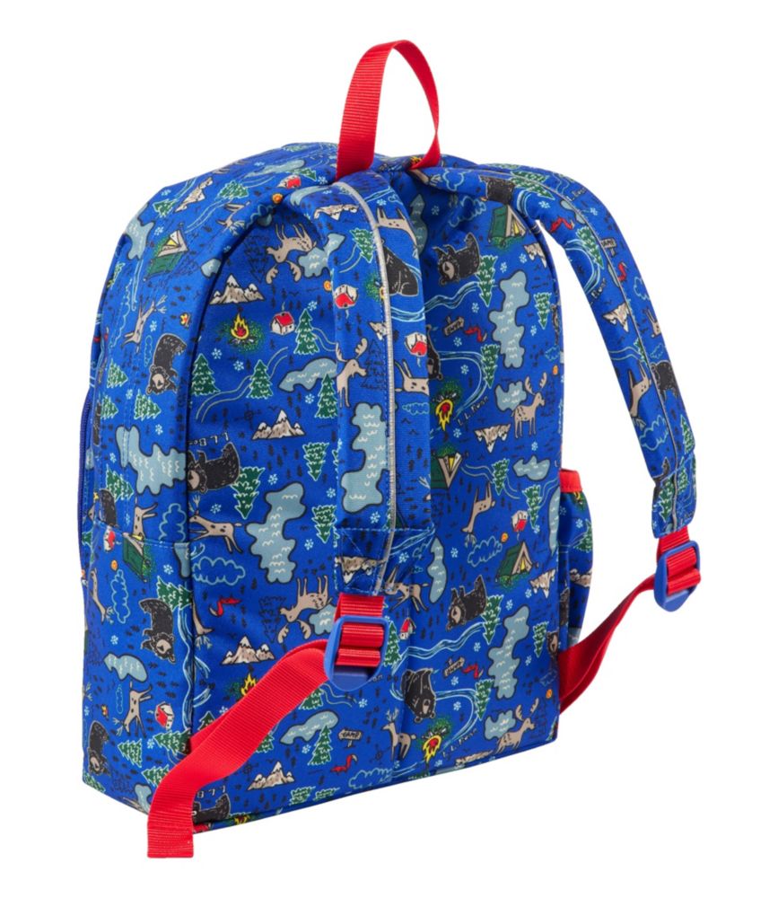 L.L. Bean Kids Original Backpack Print in Blue