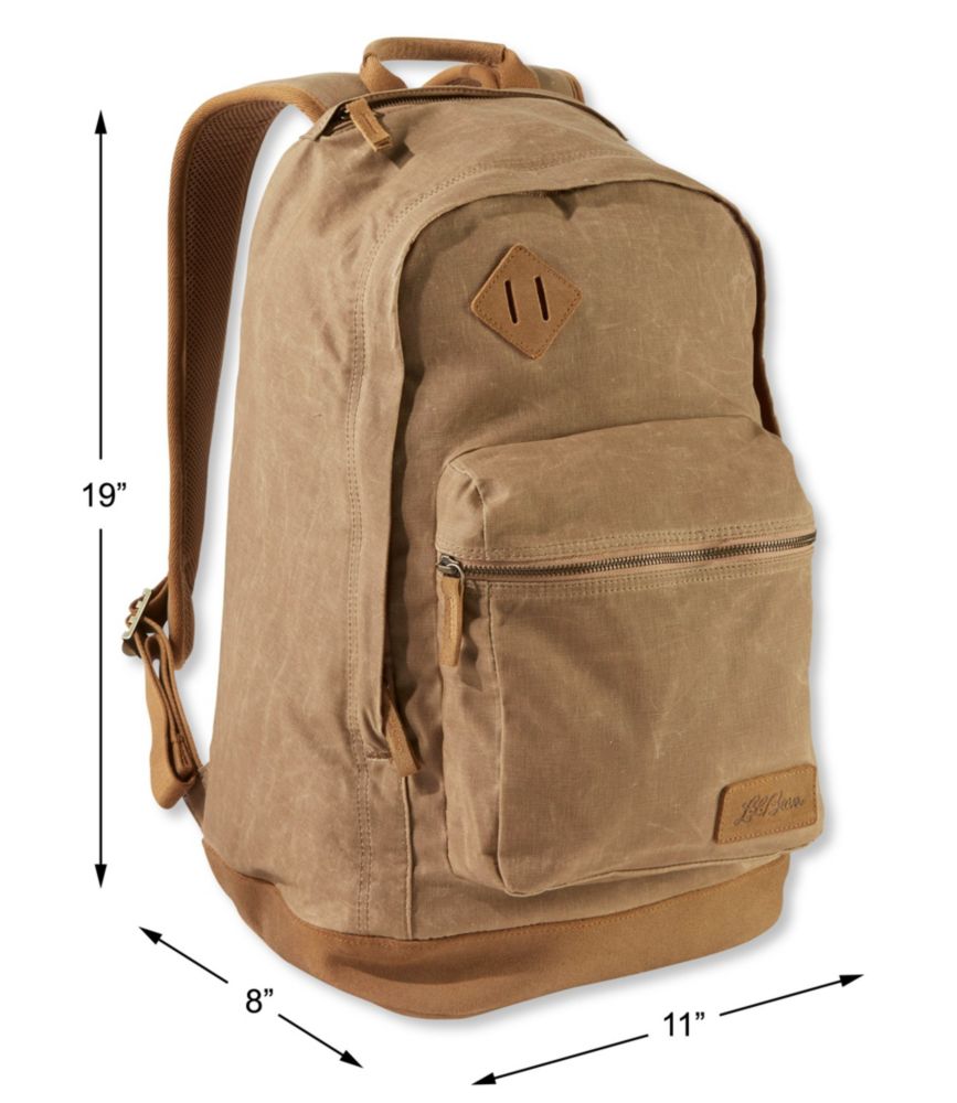 waxed canvas daypack