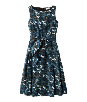 Women's Signature Poplin Dress, Print