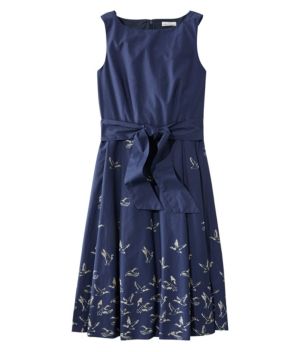 Women's Signature Poplin Dress, Print