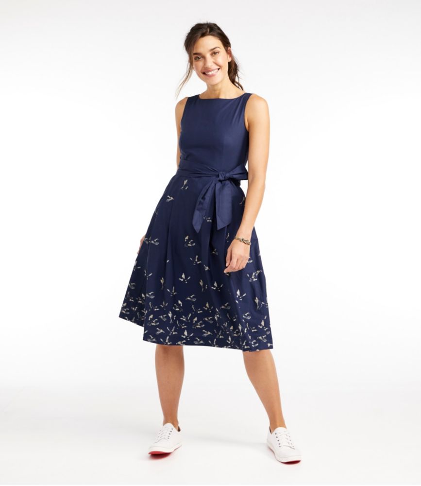 Women's Signature Poplin Dress, Print