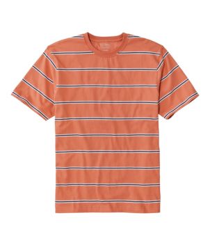 Men's Carefree Unshrinkable Tee, Traditional Fit, Short-Sleeve, Stripe