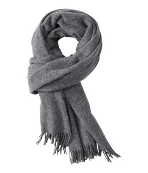 Women's L.L.Bean Wool Scarf, Plaid