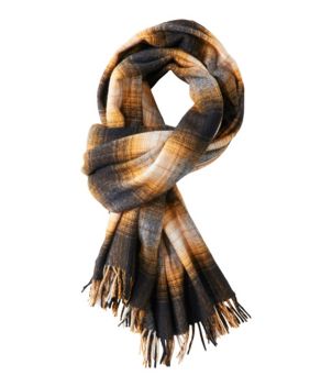 Women's L.L.Bean Wool Scarf, Plaid