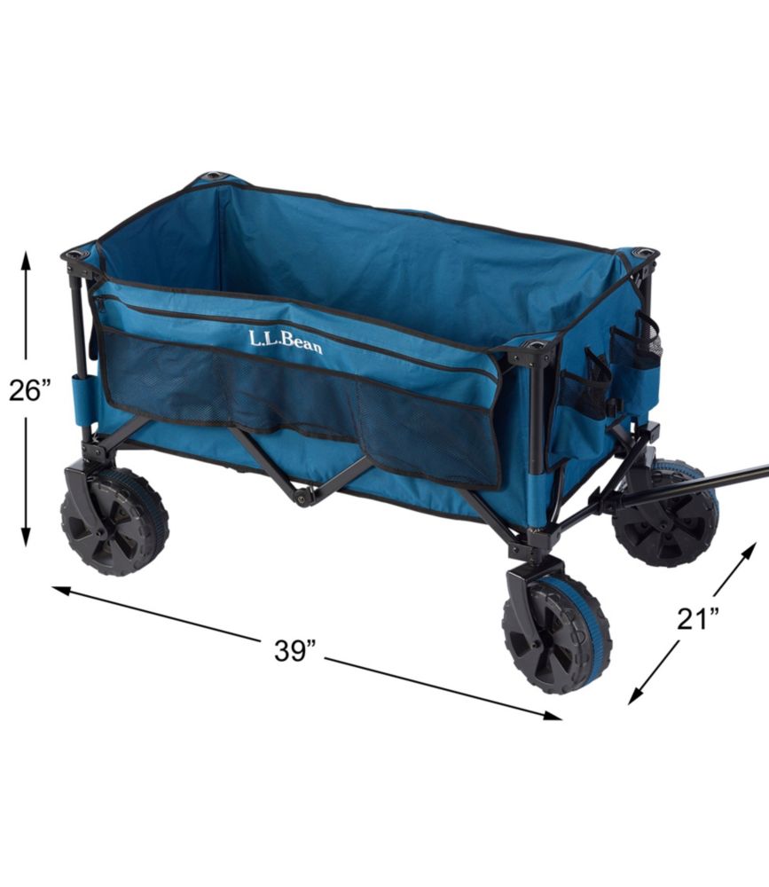 L.L.Bean Collapsible Wagon, Blue, small image number 4