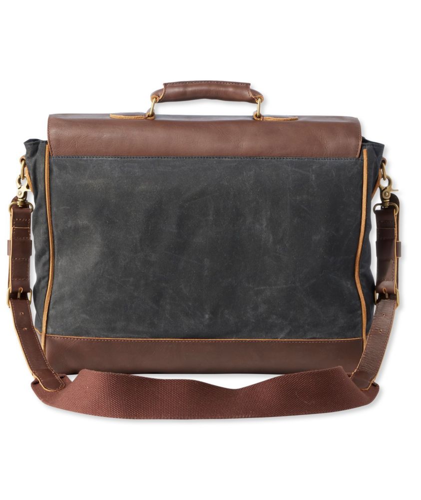 ll bean leather briefcase