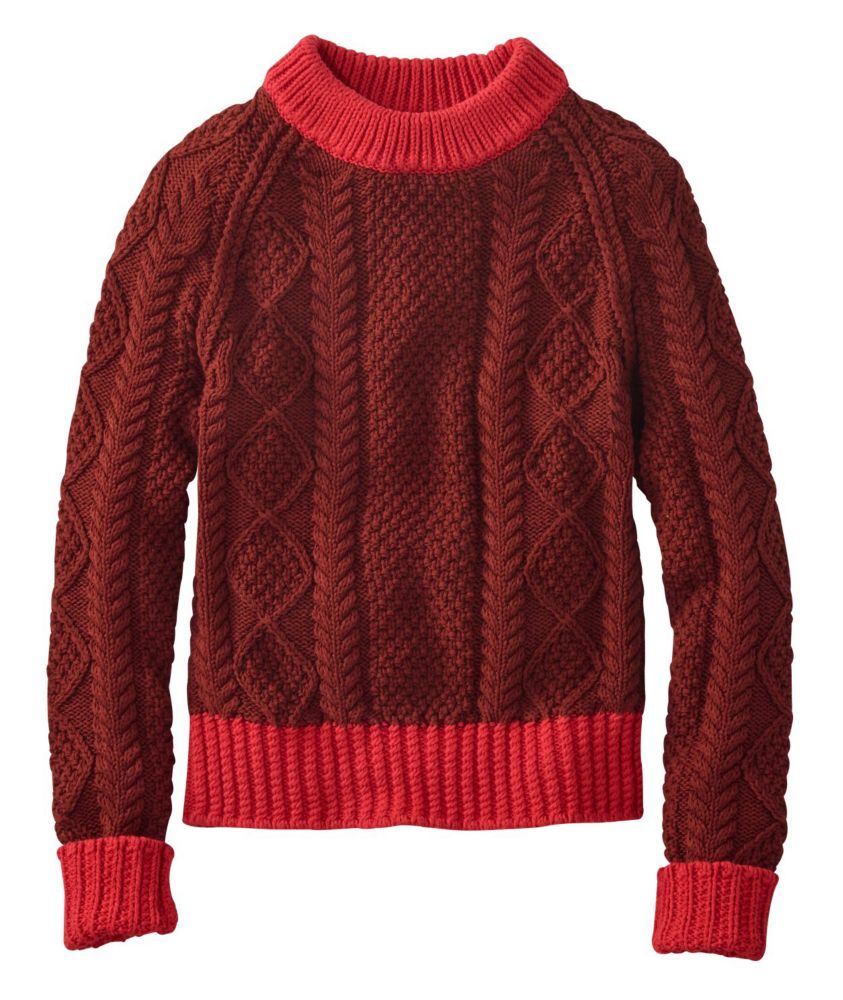 ll bean men's signature cotton fisherman sweater