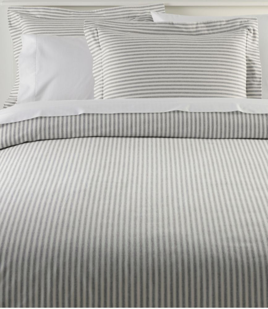 Ultrasoft Comfort Flannel Comforter Cover Collection, Stripe, Feldspar, small image number 1