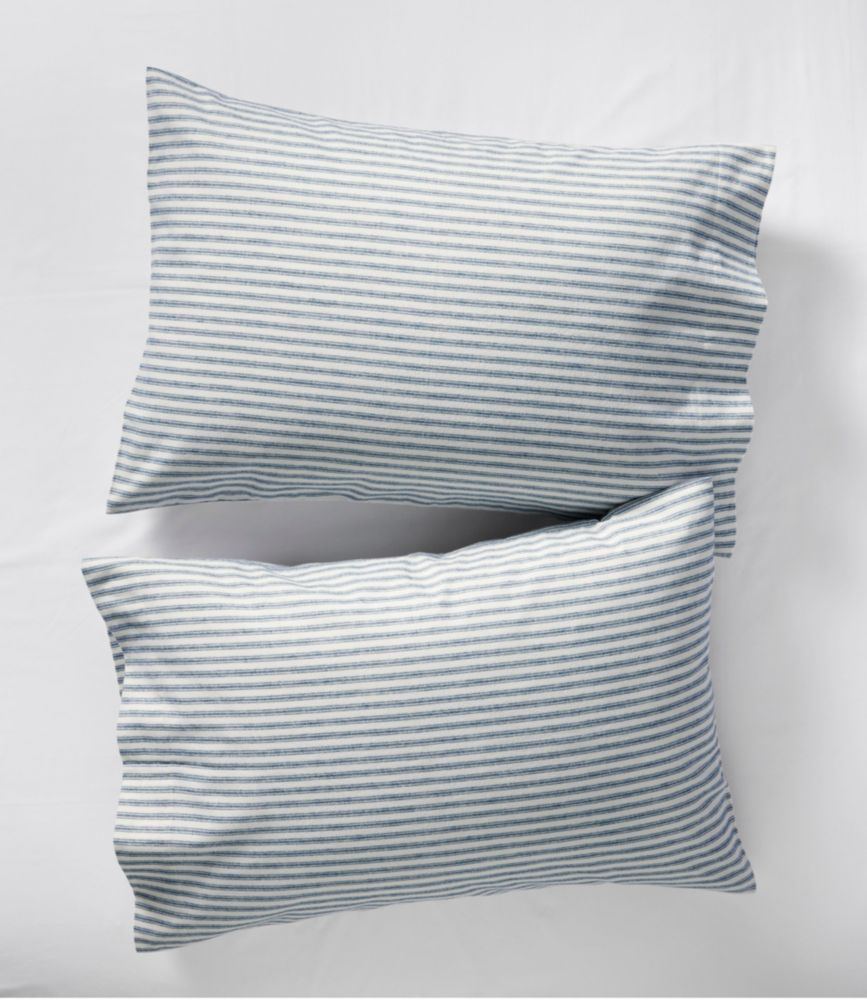 Ultrasoft Comfort Flannel Sheet Set, Stripe, Mariner Blue, small image number 3