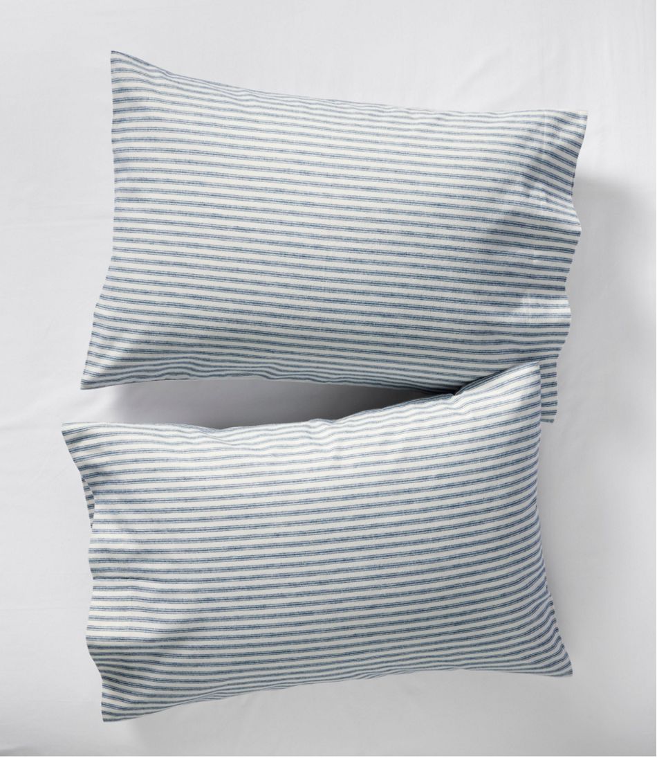 Ultrasoft Comfort Flannel Pillowcases, Stripe, Set of Two