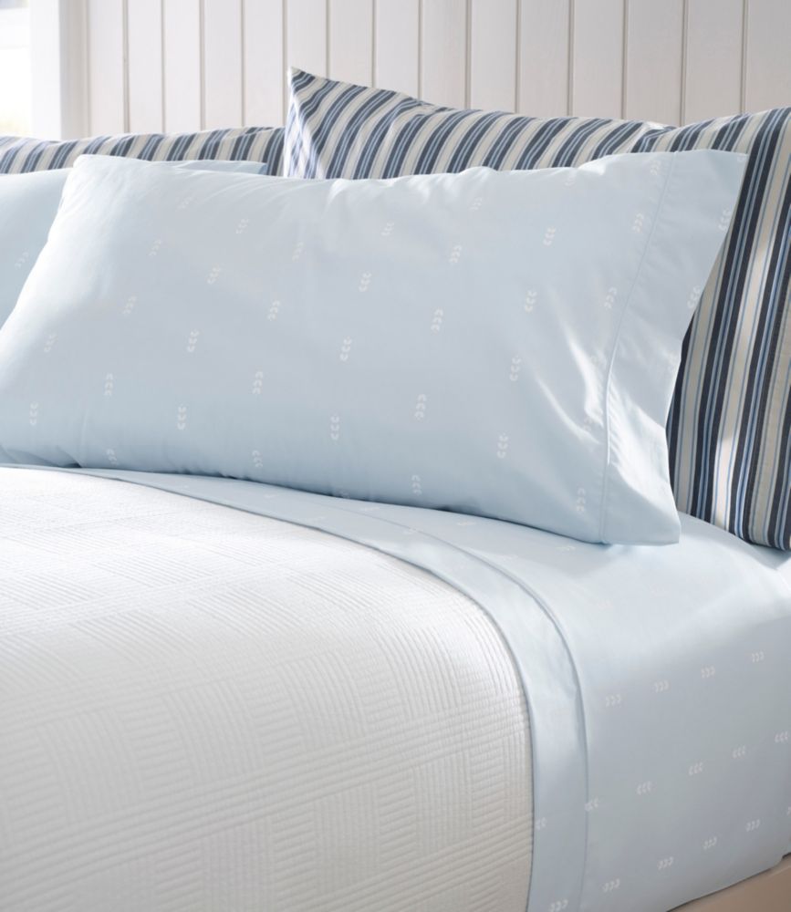 Sunwashed Percale Sheet Collection, Stripe