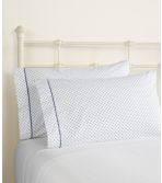 Sunwashed Percale Sheet Collection, Geo Print