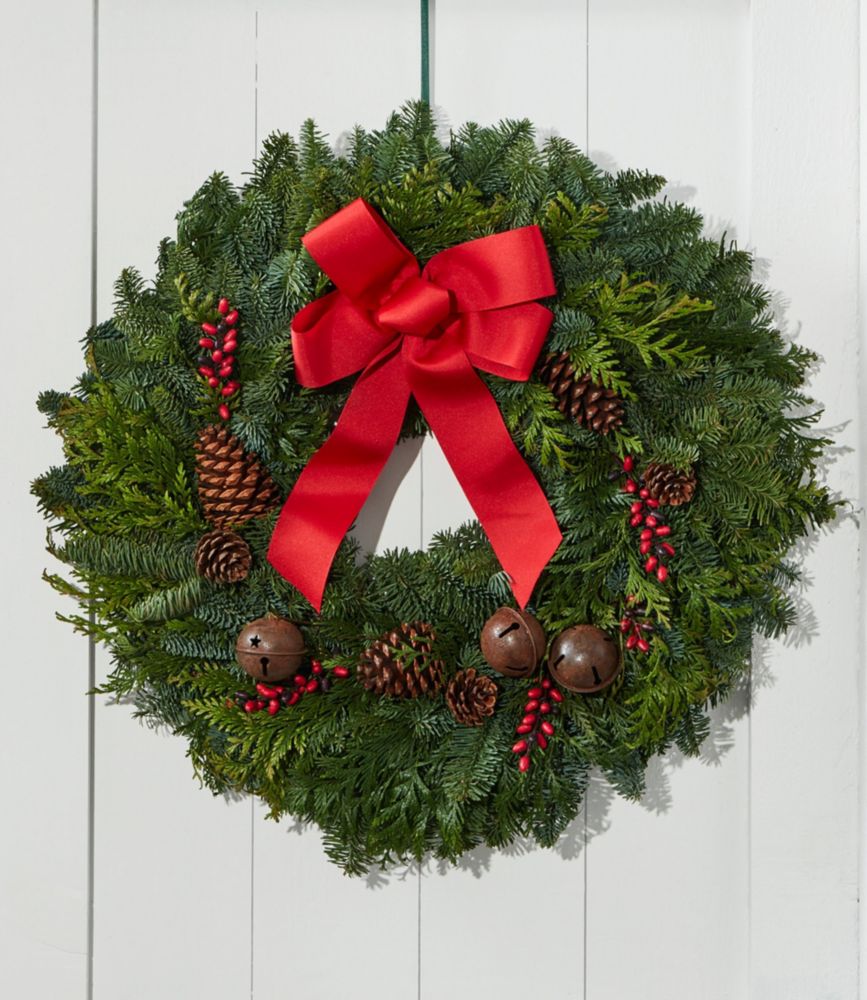 Rustic Bells Christmas Wreath