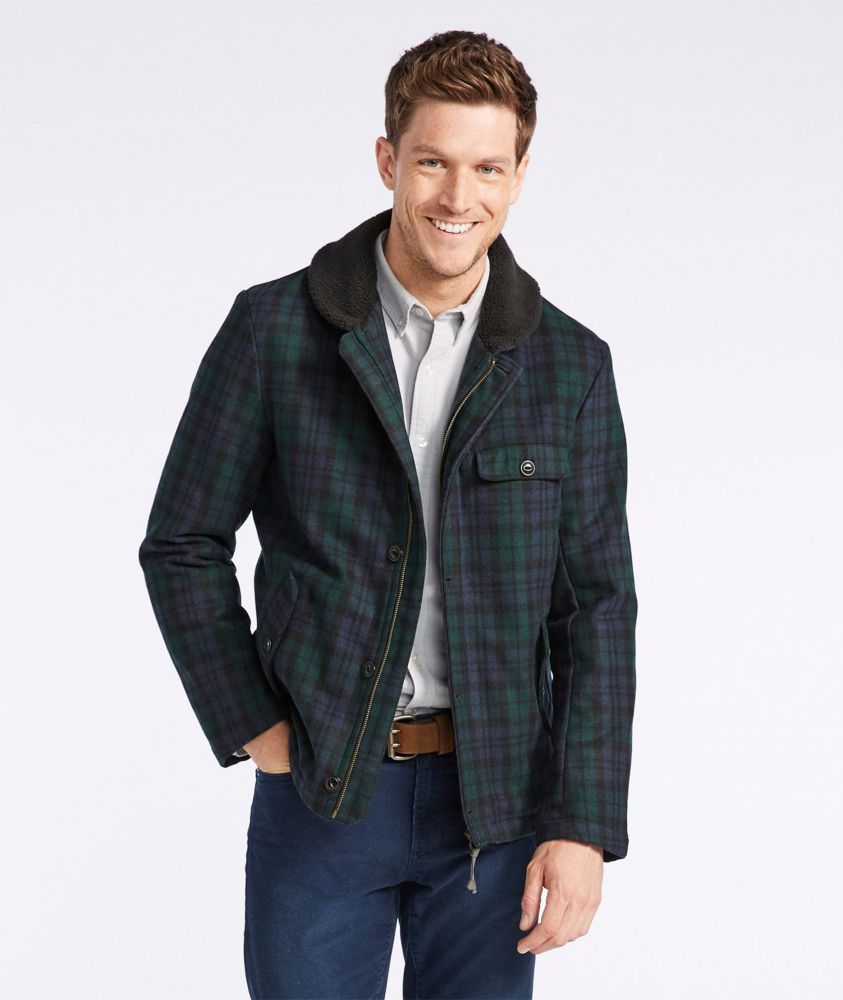 mens wool sherpa jacket