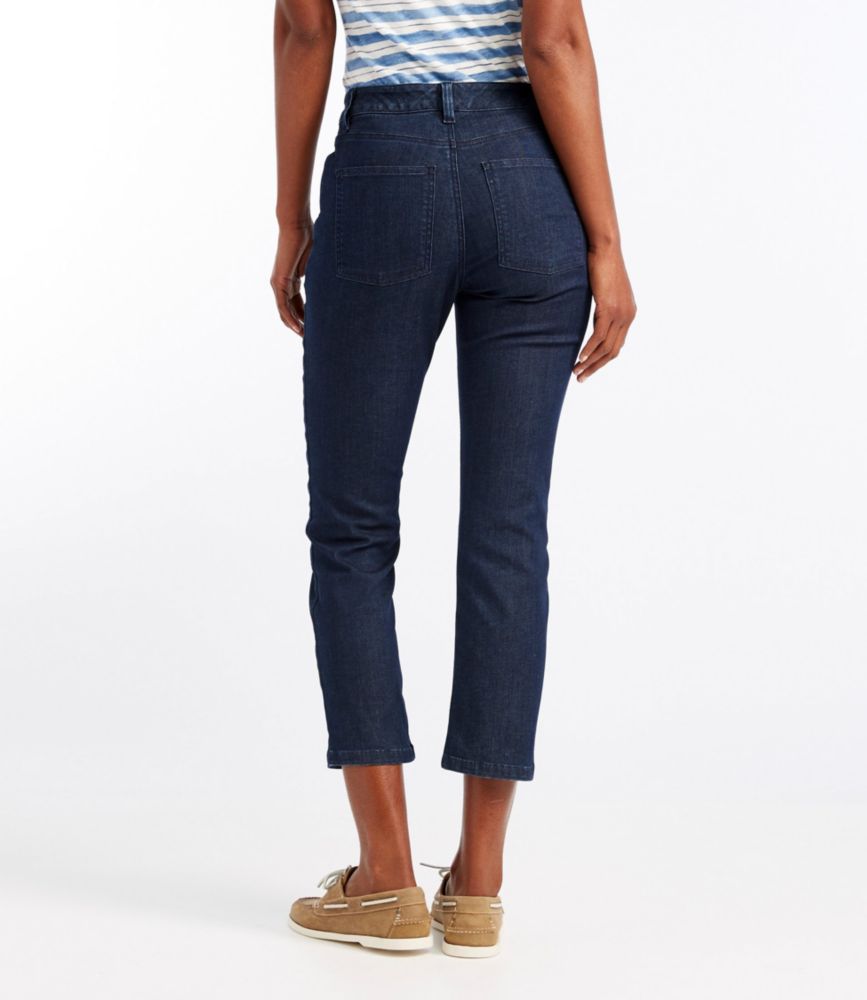 lightweight cropped jeans