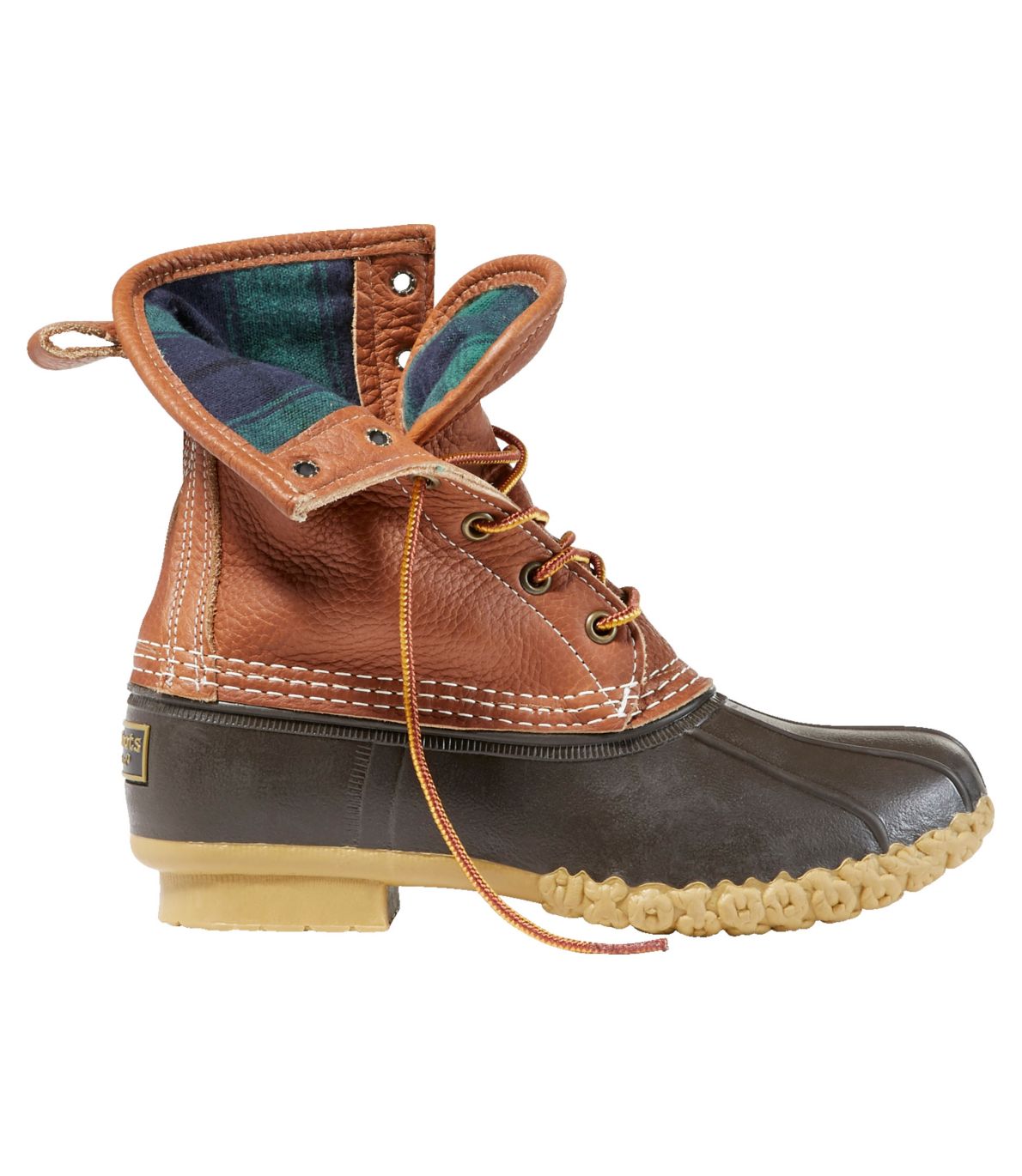 Women's 8" Bean Boots, TumbledLeather ChamoisLined at L.L. Bean