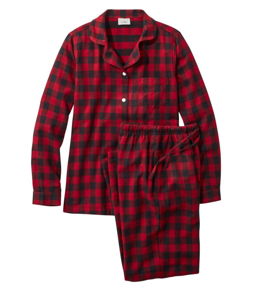 Women's Scotch Plaid Flannel Pajamas