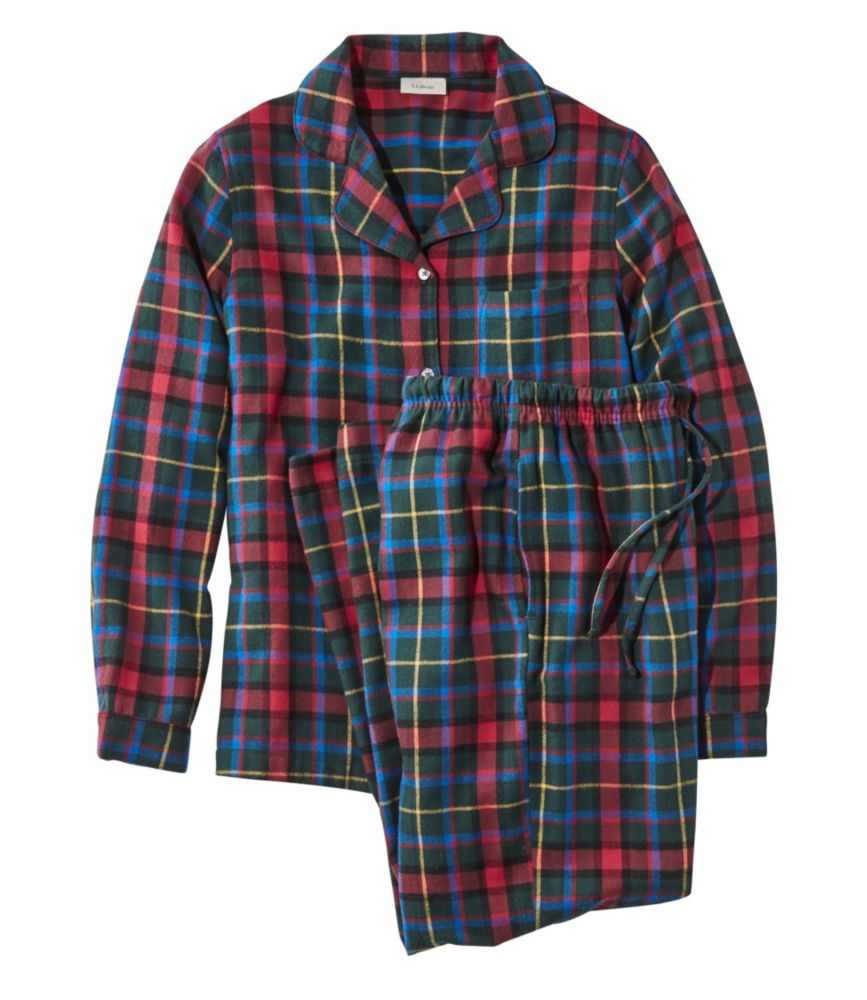 Women's Scotch Plaid Flannel Pajamas