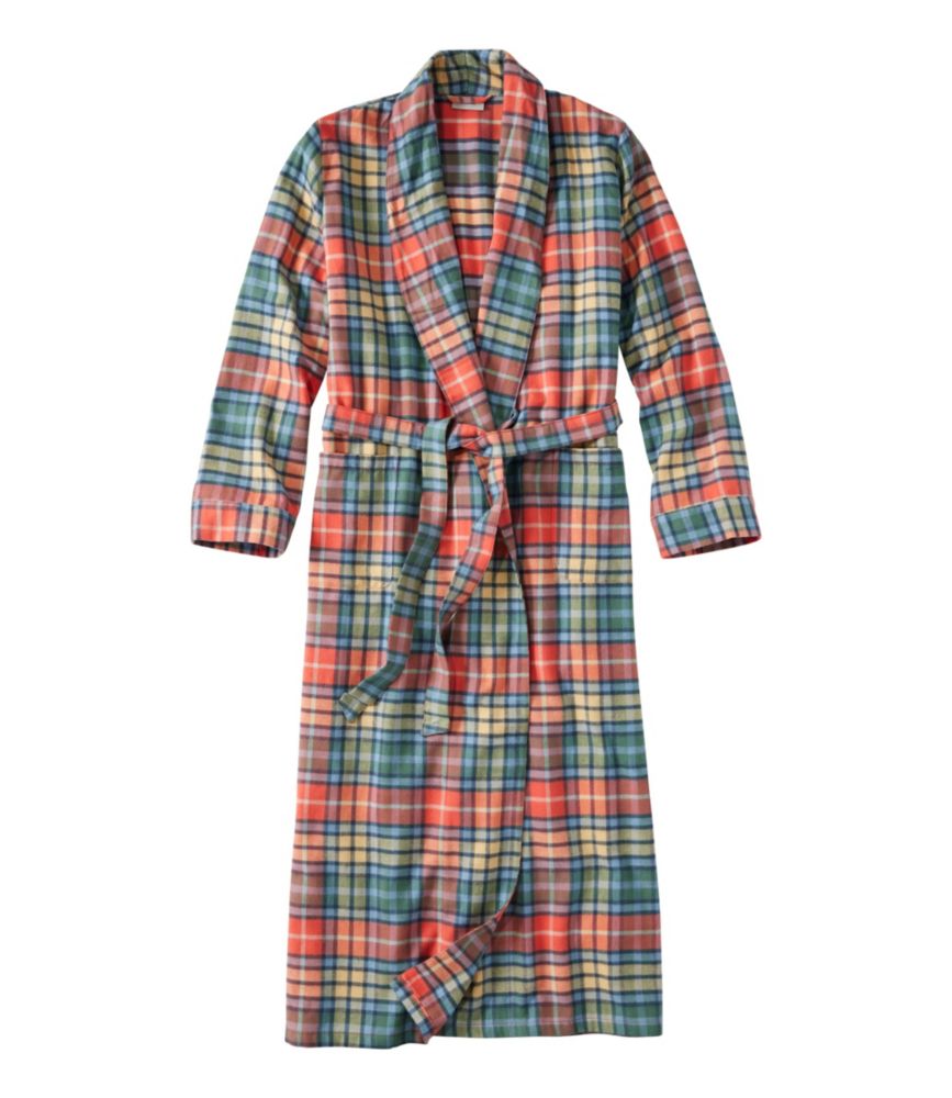 Women's Scotch Plaid Flannel Robe