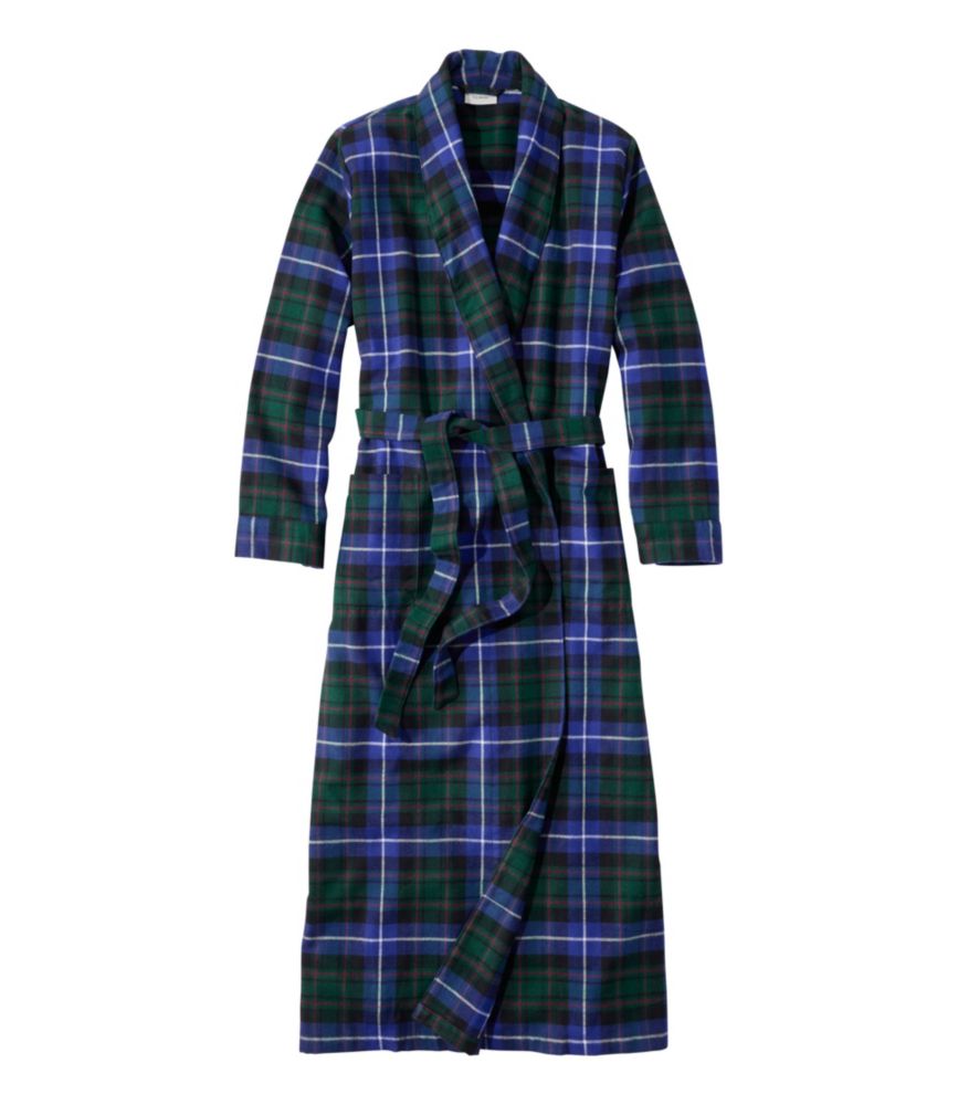 Women's Scotch Plaid Flannel Robe