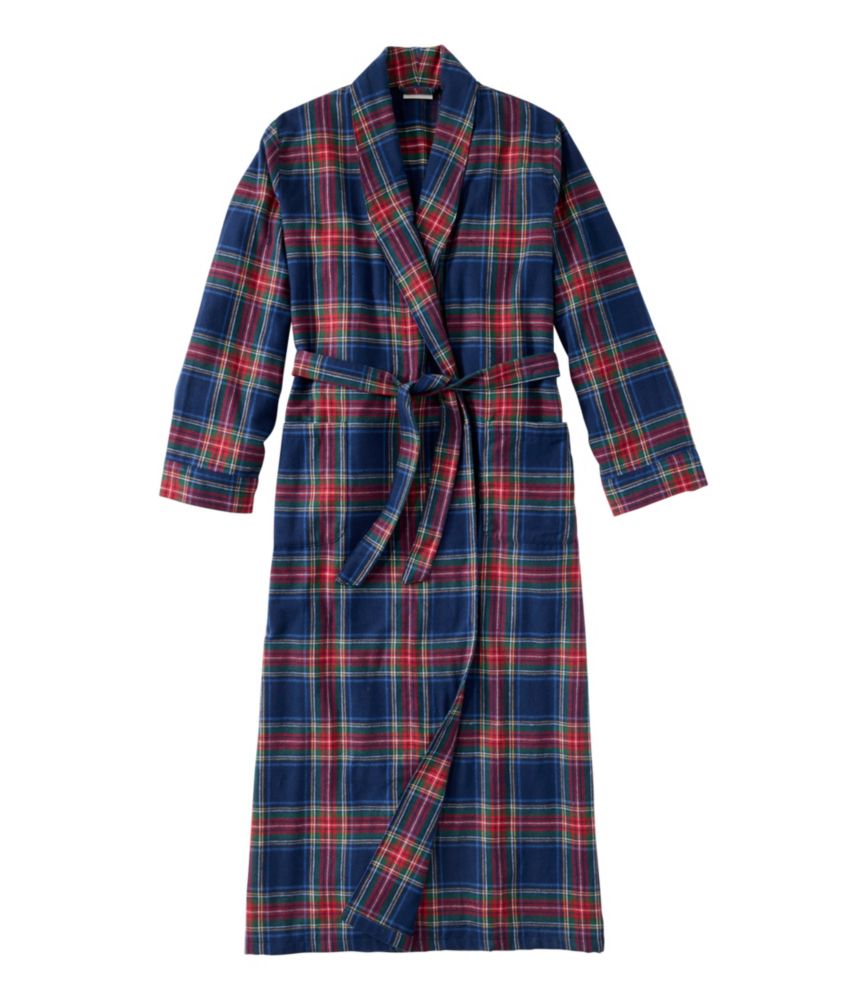Women's Scotch Plaid Flannel Robe