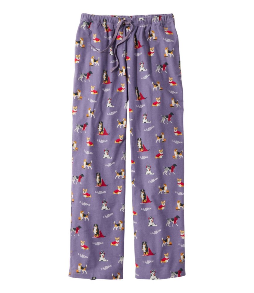 Women's L.L.Bean Flannel Sleep Pants, Print