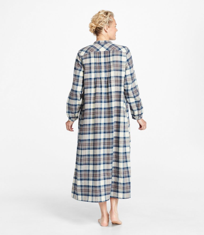 Women's Scotch Plaid Flannel Nightgown, Angus, small image number 3