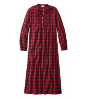 Women s Scotch Plaid Flannel Nightgown Pajamas Nightgowns at