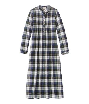 Women's Scotch Plaid Flannel Nightgown