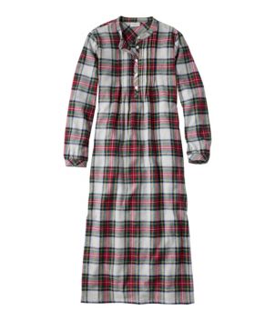 Women's Scotch Plaid Flannel Nightgown