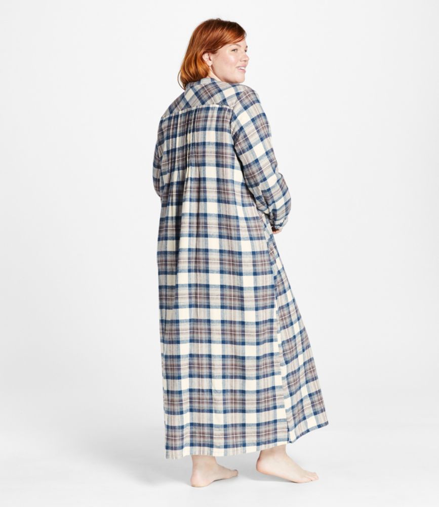 Women's Scotch Plaid Flannel Nightgown, Angus, small image number 3