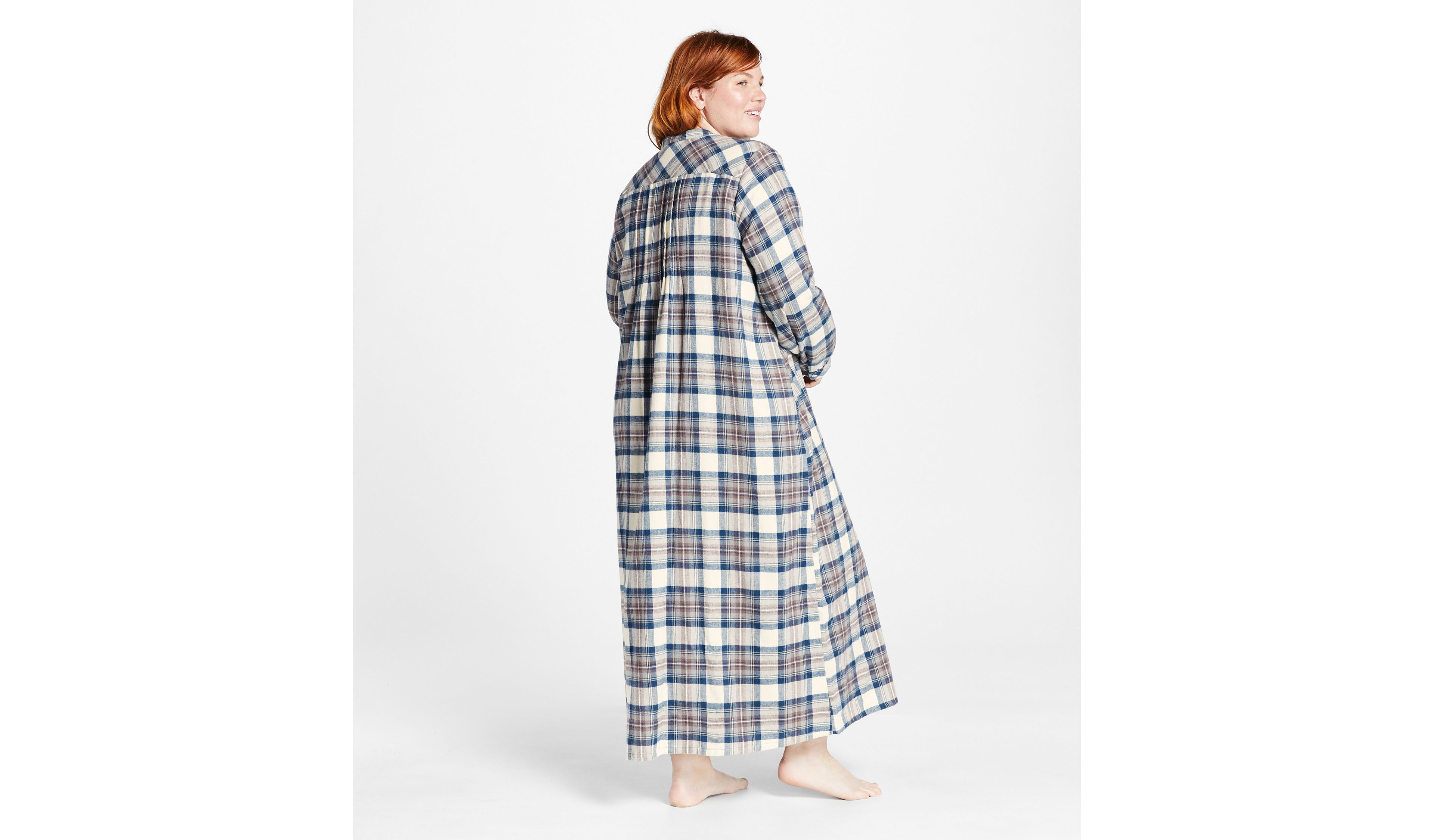 Women's Scotch Plaid Flannel Nightgown