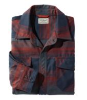 Men's L.L.Bean Performance Flannel Shirt, Stripe | Casual Button