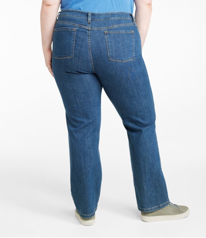 Women's True Shape Jeans, High-Rise Straight-Leg, Rinsed, small image number 2