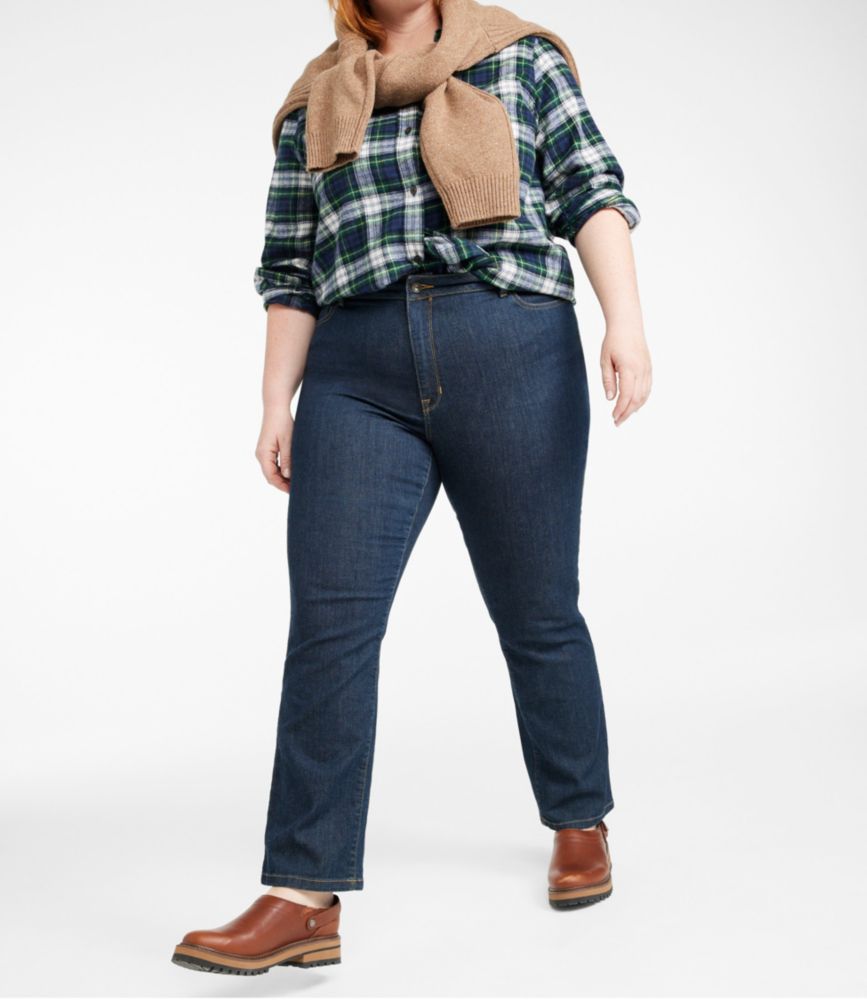 Women's True Shape Jeans, High-Rise Straight-Leg