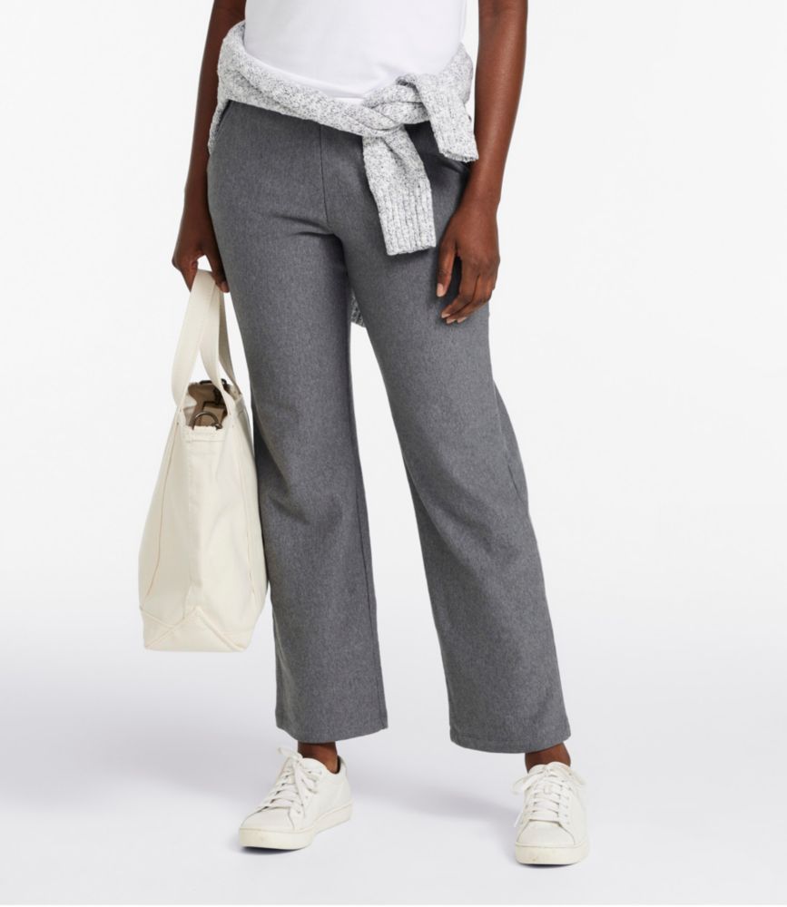 Women's Perfect Fit Pants, Fleece-Backed Straight-Leg