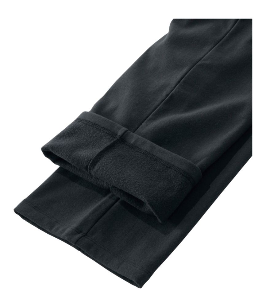 Women's Perfect Fit Pants, Fleece-Backed Straight-Leg