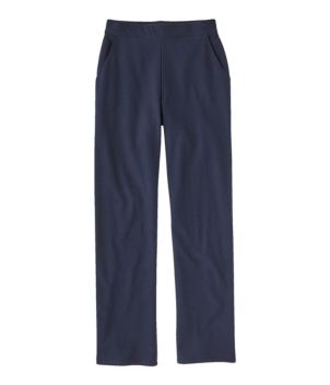 Women's Perfect Fit Pants, Fleece-Backed Straight-Leg