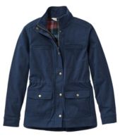 Women s Classic Utility Jacket Flannel Lined Casual Jackets at