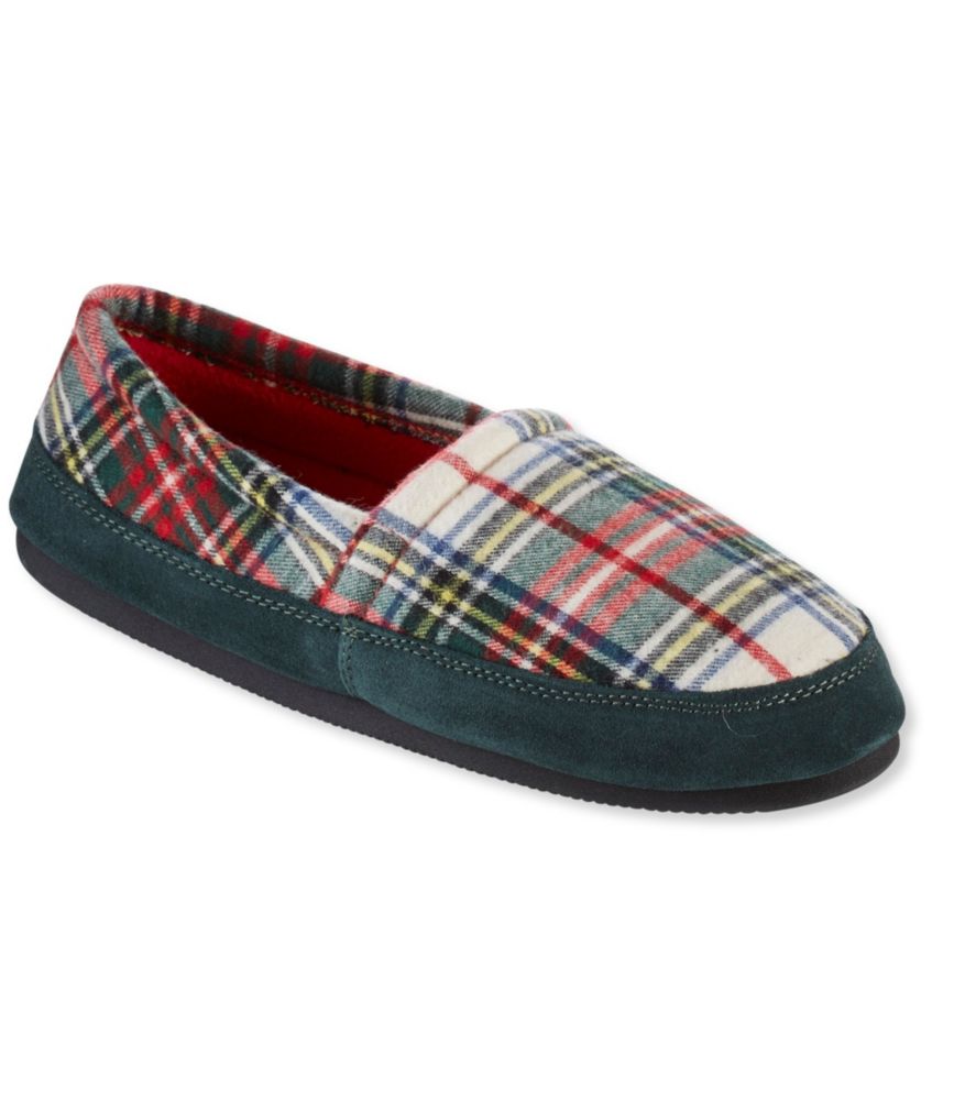 tartan slippers womens