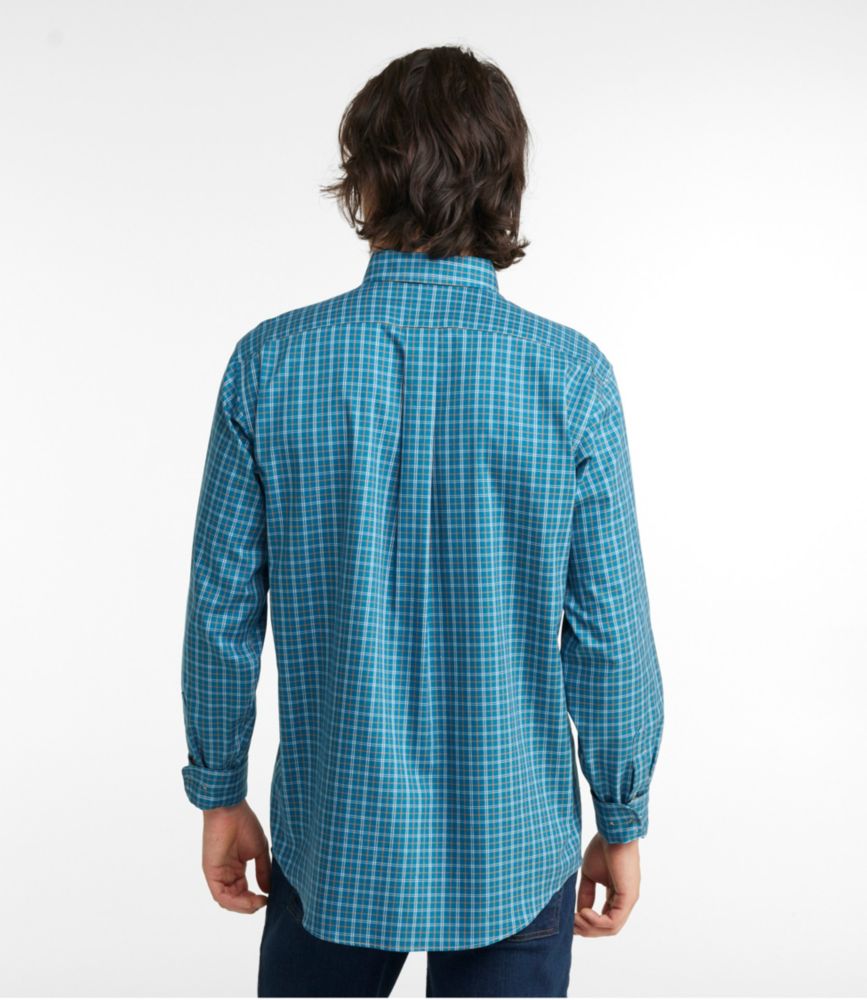 Men's Wrinkle-Free Twill Sport Shirt, Traditional Fit Plaid, , small image number 3