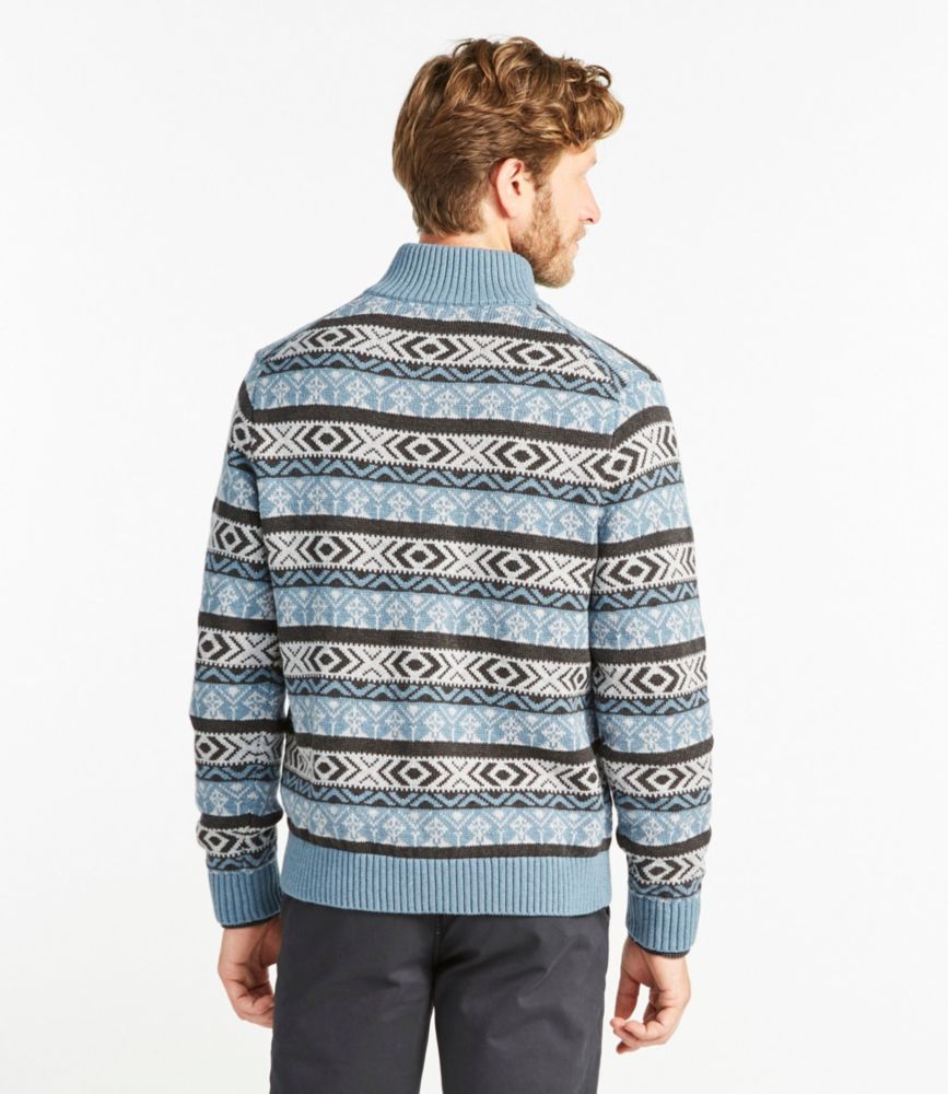 mens red fair isle sweater