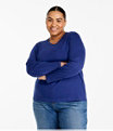 Women's L.L.Bean Tee, Long-Sleeve Crewneck, Black, small image number 1