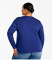 Women's L.L.Bean Tee, Long-Sleeve Crewneck, Dark Cranberry, small image number 2