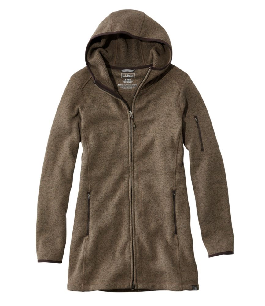 petite hooded fleece jacket