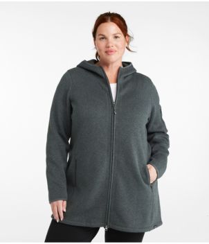 Women's L.L.Bean Sweater Fleece Coat